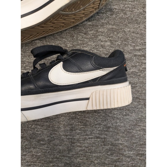 Nike Women's Size 6 Court Legacy Lift Black and White Platform Sneakers - Picture 2 of 10